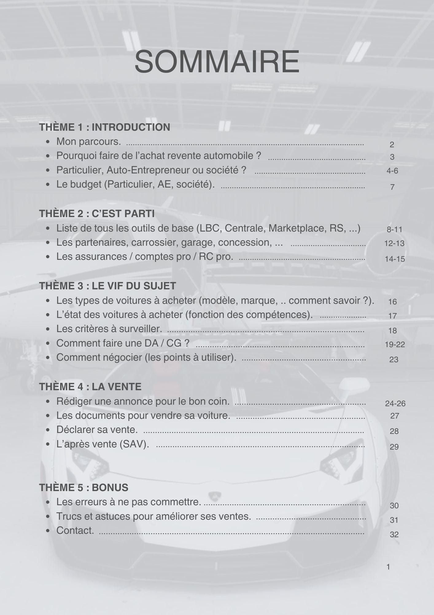 Sommaire